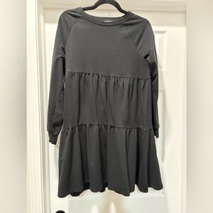 NWOT JCrew Tiered Sweatshirt Long Sleeve Dress